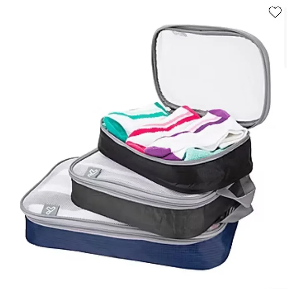 Travelon Set of 3 packing organizers, travel bag, accessories bag for lugagge
